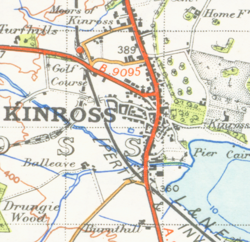 Old Kinross Map © Wikipedia